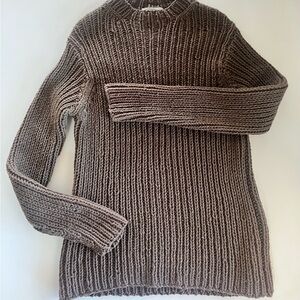 Men’s Rustic Chunky Wool Sweater